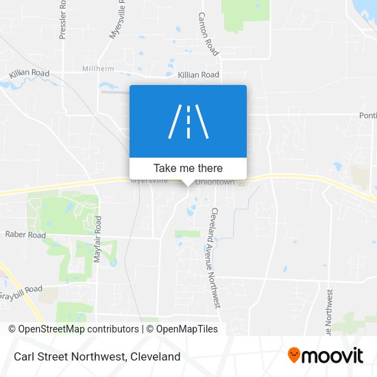 Mapa de Carl Street Northwest