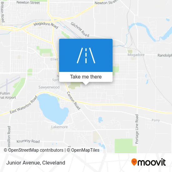 Mapa de Junior Avenue