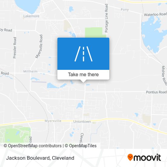 Jackson Boulevard map