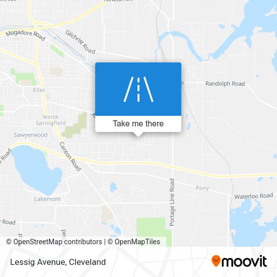 Mapa de Lessig Avenue