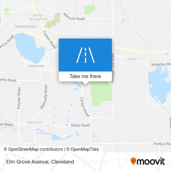 Mapa de Elm Grove Avenue