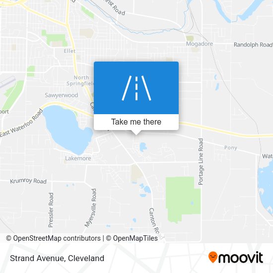 Mapa de Strand Avenue