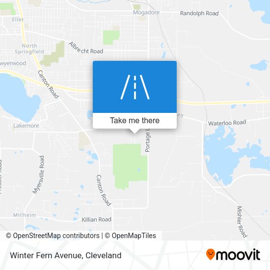 Winter Fern Avenue map