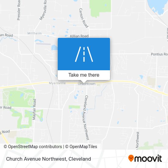 Mapa de Church Avenue Northwest