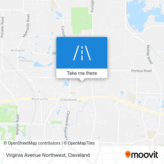 Mapa de Virginia Avenue Northwest