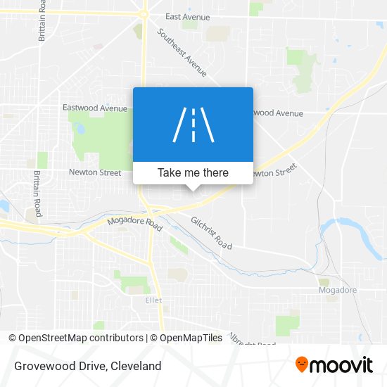 Grovewood Drive map