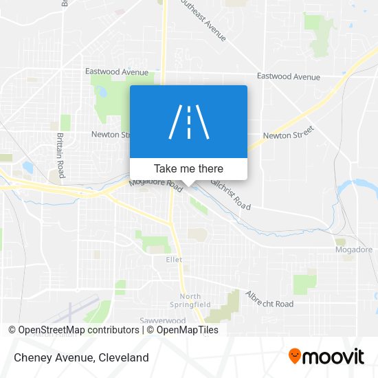 Mapa de Cheney Avenue