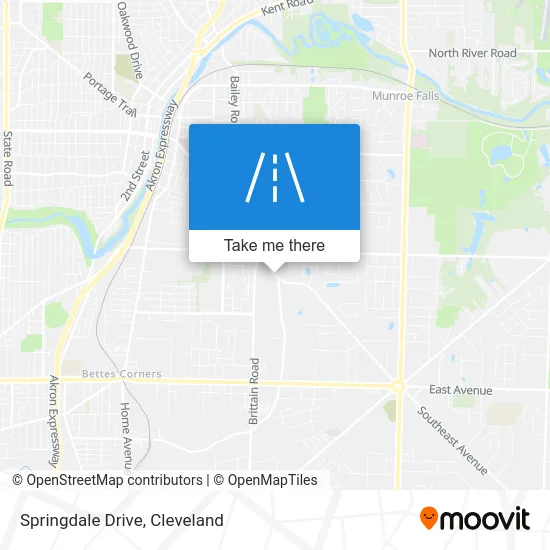 Springdale Drive map