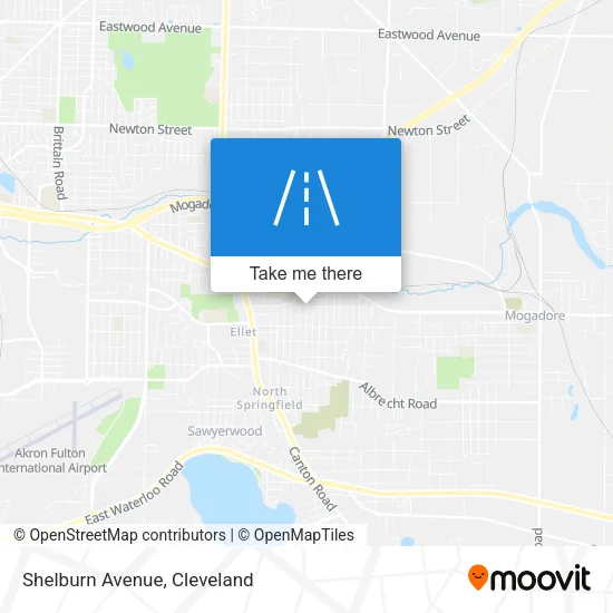 Shelburn Avenue map