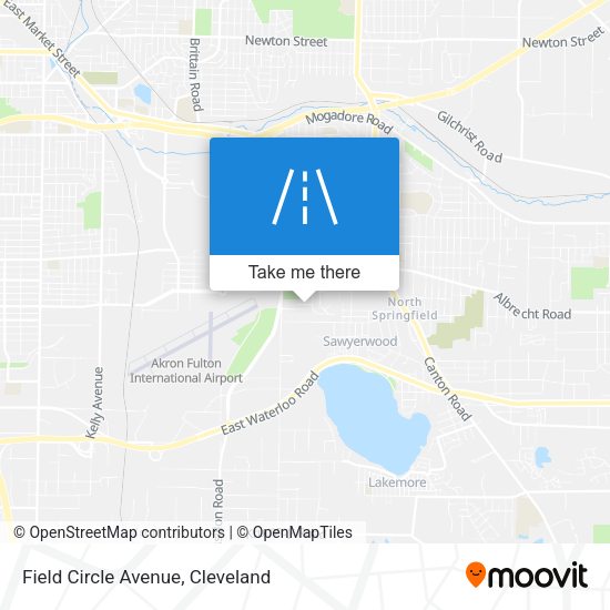 Field Circle Avenue map