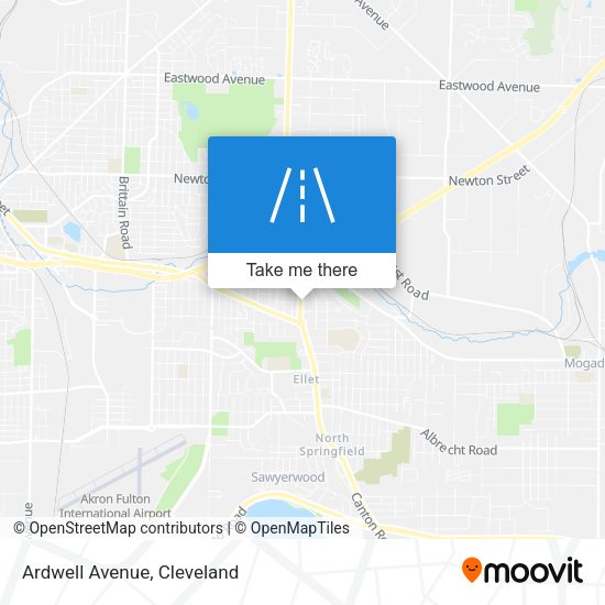 Mapa de Ardwell Avenue