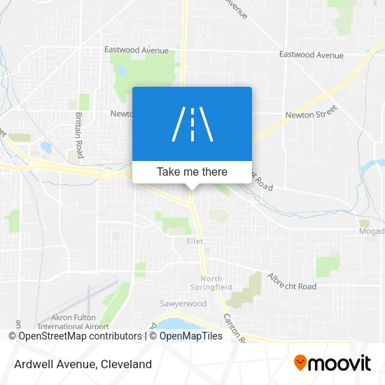 Ardwell Avenue map