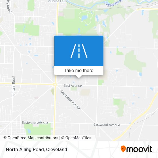 North Alling Road map