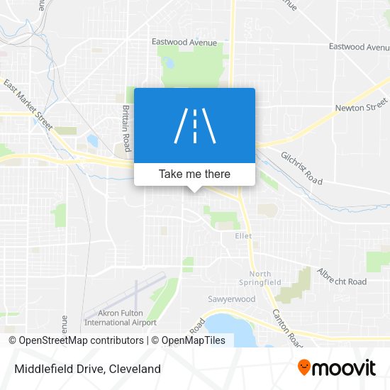 Middlefield Drive map