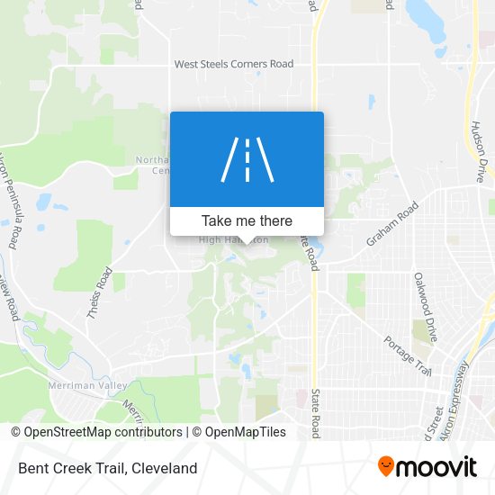 Bent Creek Trail map