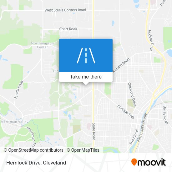 Mapa de Hemlock Drive