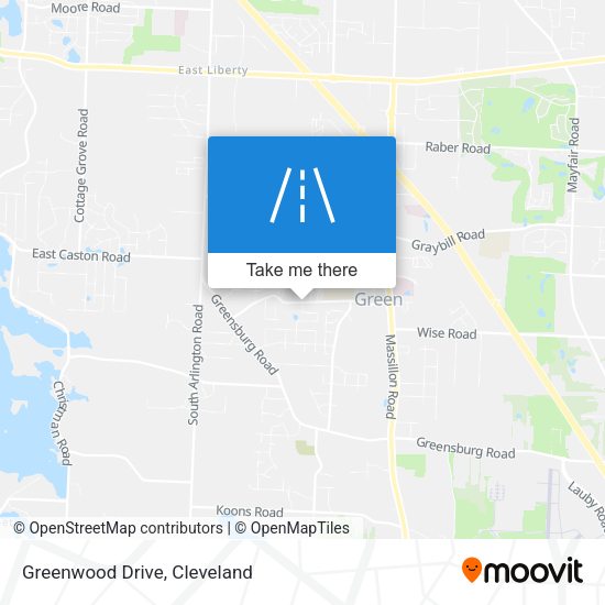 Mapa de Greenwood Drive