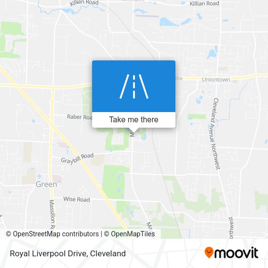 Royal Liverpool Drive map