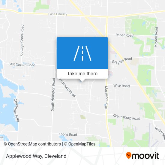 Mapa de Applewood Way