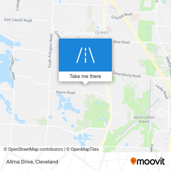 Mapa de Allma Drive