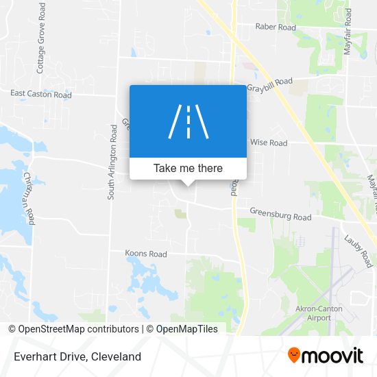 Mapa de Everhart Drive