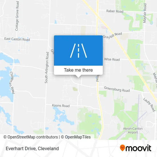 Everhart Drive map