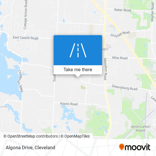 Algona Drive map