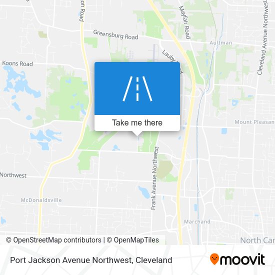 Mapa de Port Jackson Avenue Northwest