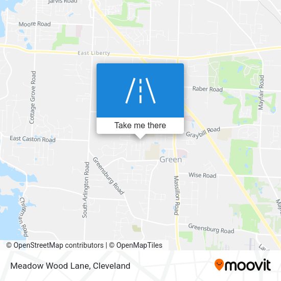 Meadow Wood Lane map