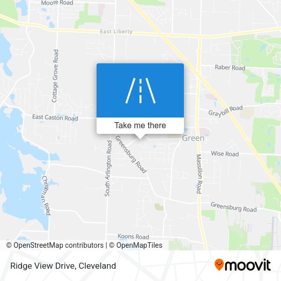 Mapa de Ridge View Drive