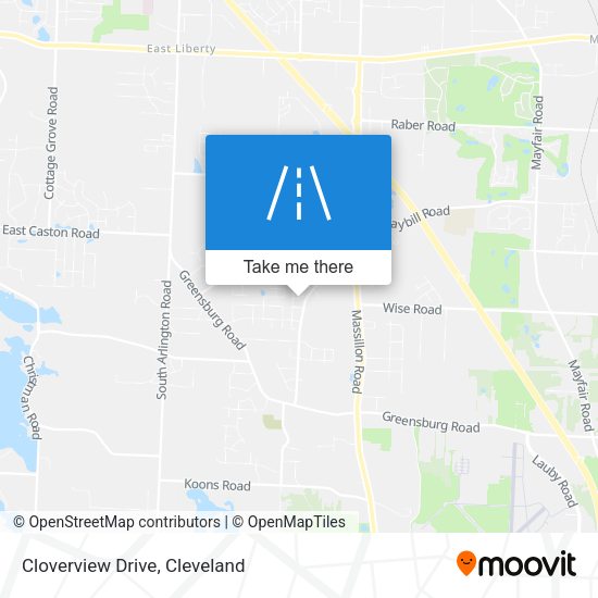 Cloverview Drive map