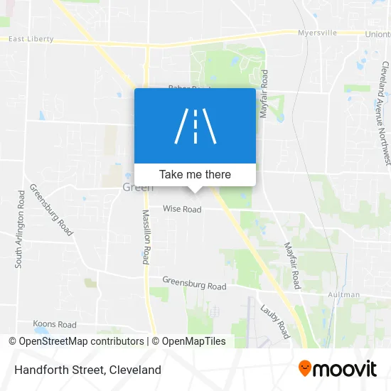 Handforth Street map