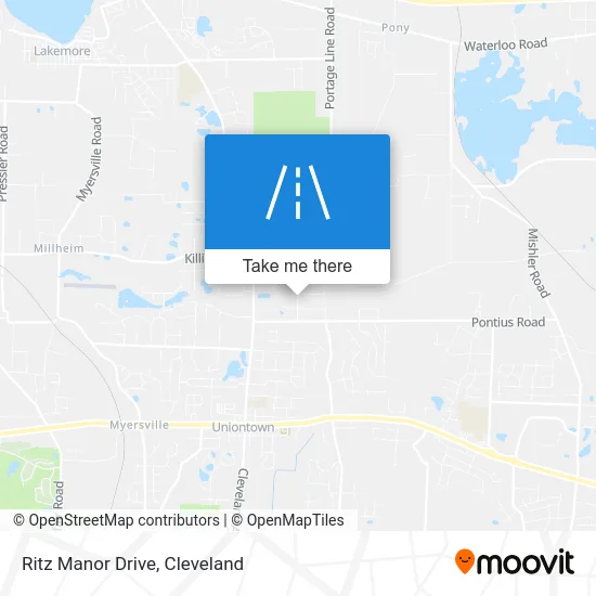 Ritz Manor Drive map