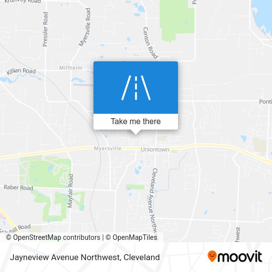 Jayneview Avenue Northwest map