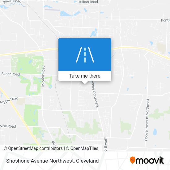 Mapa de Shoshone Avenue Northwest