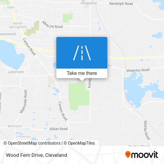 Wood Fern Drive map