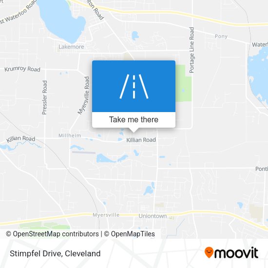 Mapa de Stimpfel Drive