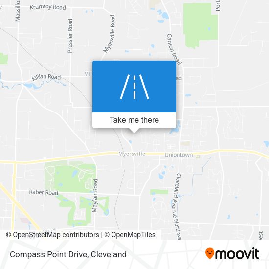 Compass Point Drive map