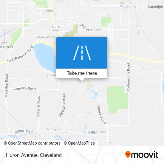 Mapa de Huron Avenue