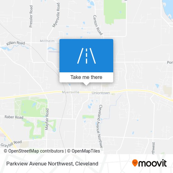 Mapa de Parkview Avenue Northwest