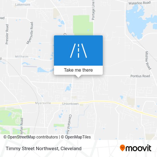Mapa de Timmy Street Northwest