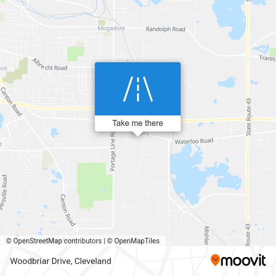 Mapa de Woodbriar Drive
