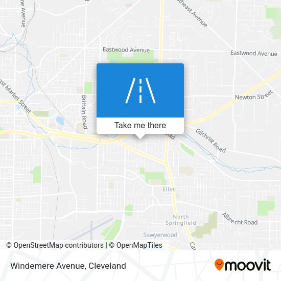 Mapa de Windemere Avenue