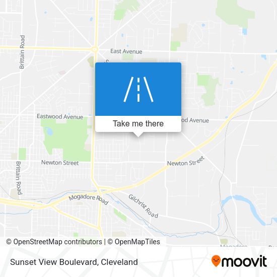 Sunset View Boulevard map