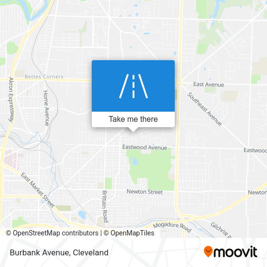 Mapa de Burbank Avenue