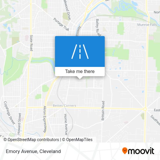 Mapa de Emory Avenue