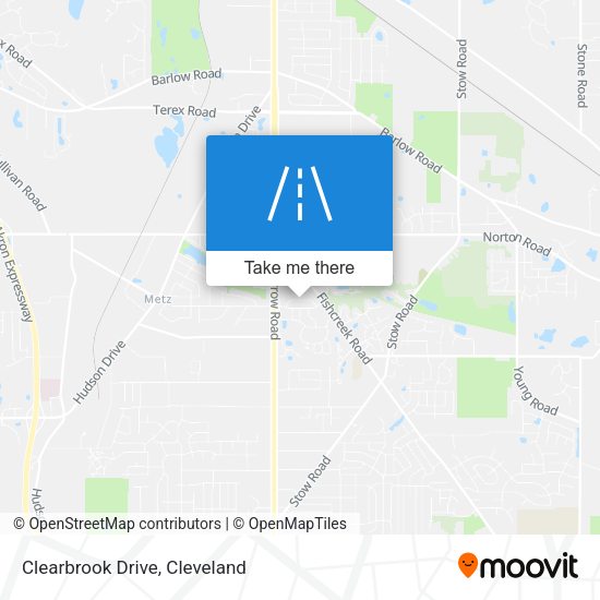 Mapa de Clearbrook Drive