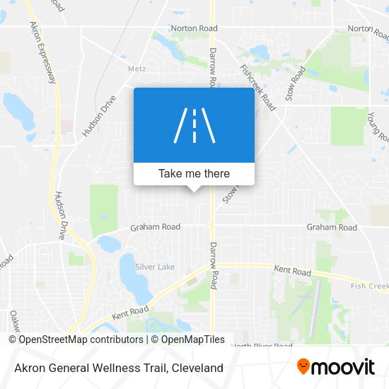 Mapa de Akron General Wellness Trail