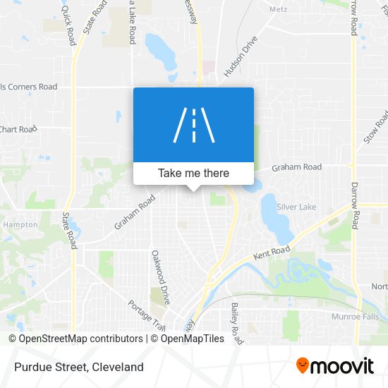 Mapa de Purdue Street
