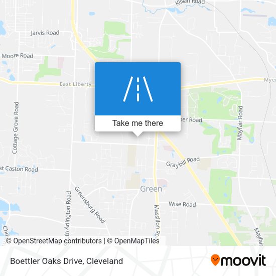 Mapa de Boettler Oaks Drive